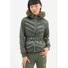 Slim Down Jacket In Quilted Fabric Fracomina