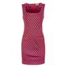Fracomina Geometric Patterned Mini Sleeveless Dress