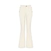 Velvet Ribbed Trousers With Buttons Rinascimento