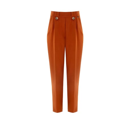Carrot Trousers With Buttons Rinascimento