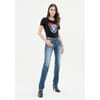 Jeans Bootcut Effect Push Up In Denim With Medium Wash Fracomina