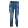 Slim Jeans Effect Push Up In Denim With Vintage Wash Fracomina
