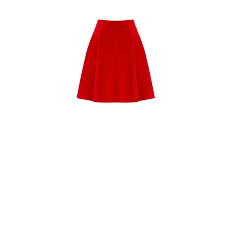A-Line Skirt In Technical Fabric Rinascimento