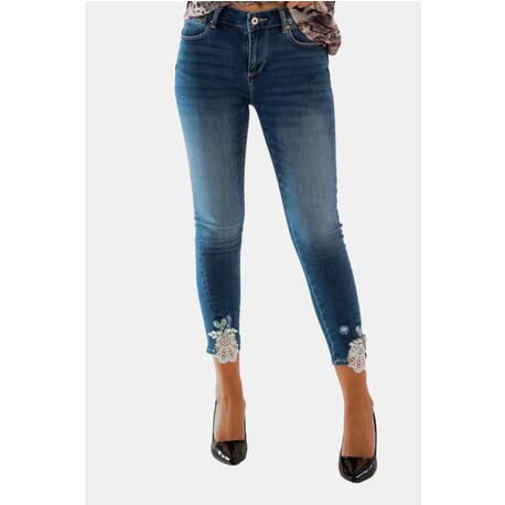 Skinny Jeans Effect Push Up In Denim With Medium Wash Fracomina