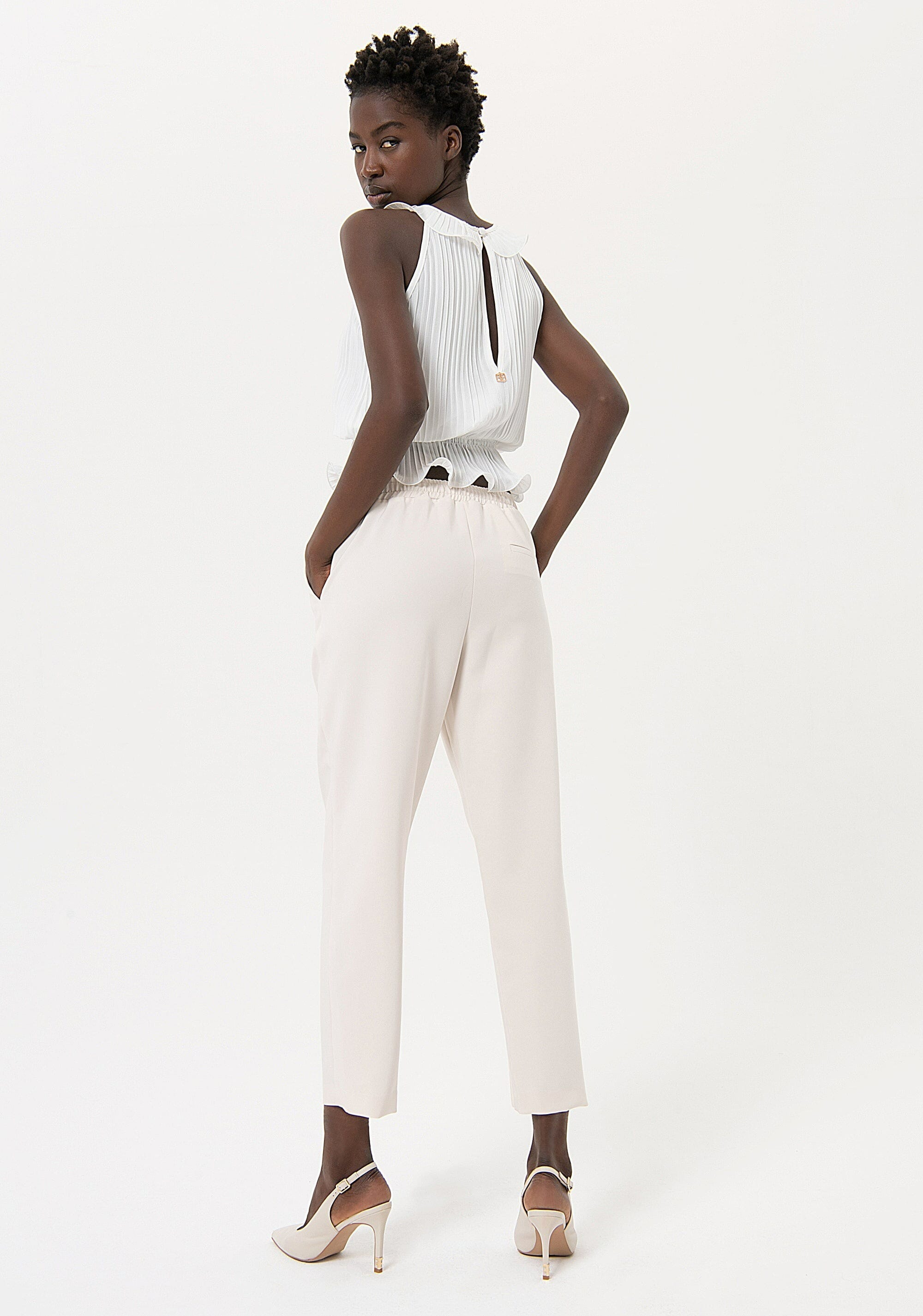 Pantaloni Regular Modello Jogger Fracomina