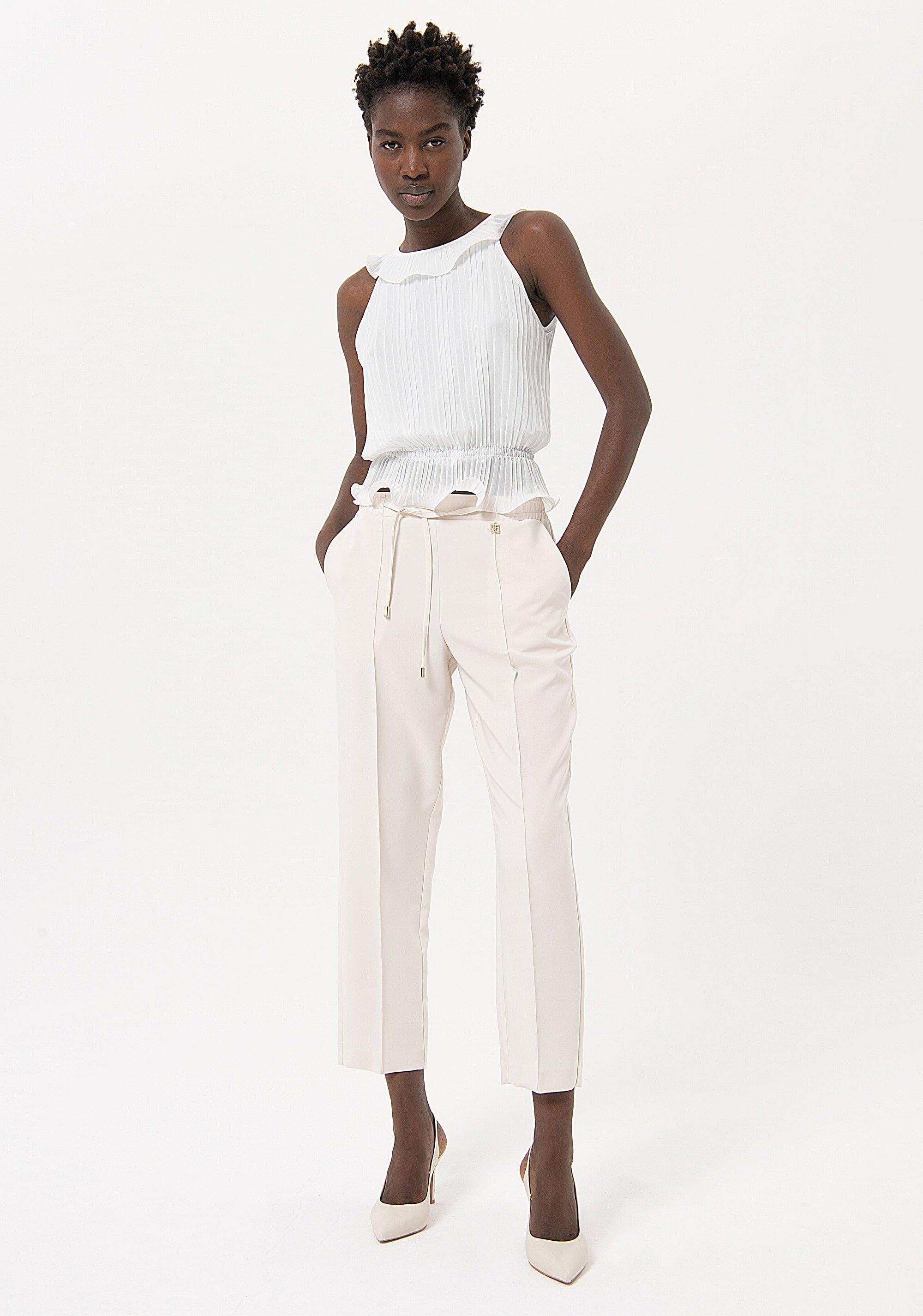 Pantaloni Regular Modello Jogger Fracomina