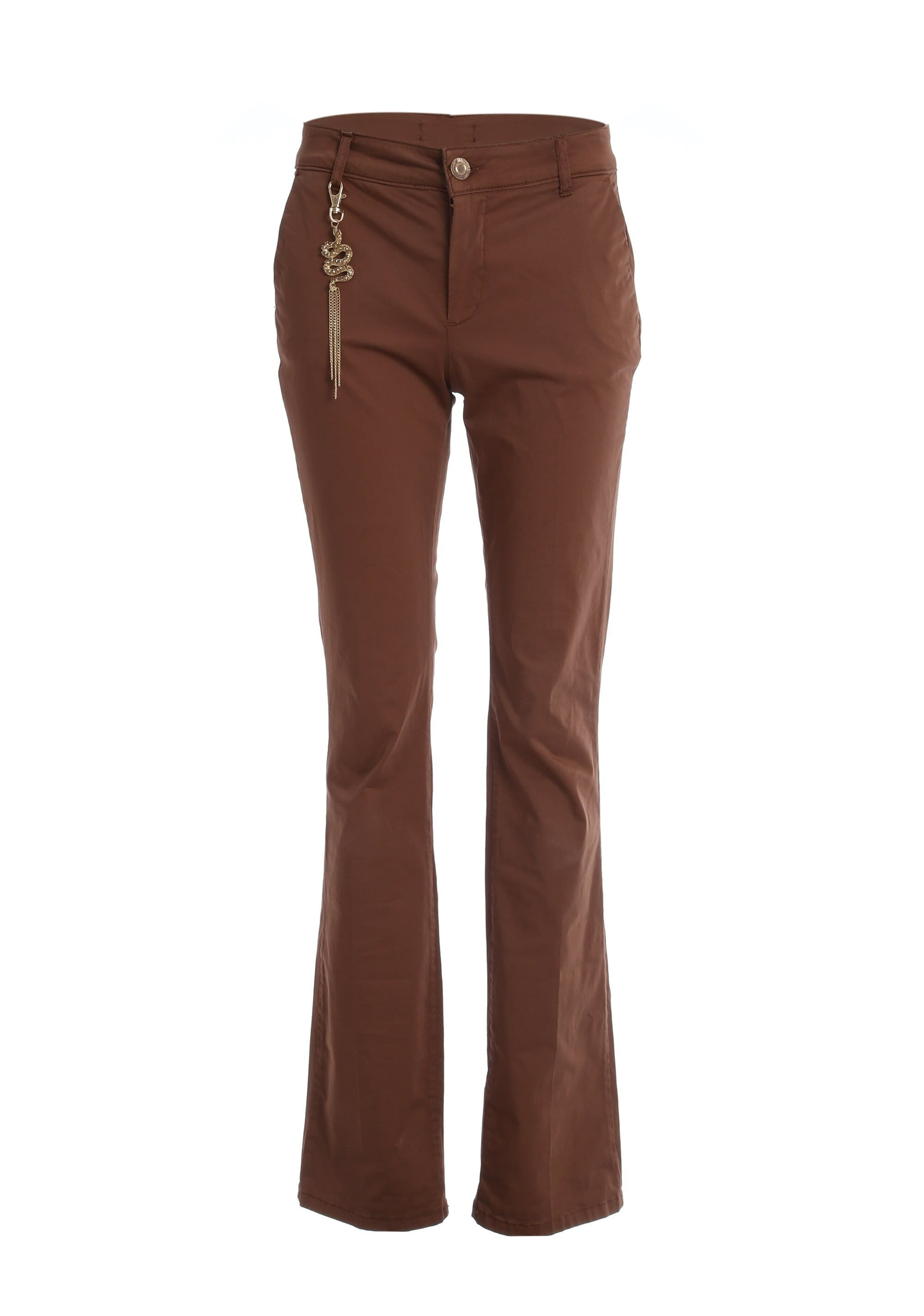 Pantaloni Bootcut Tinta Unita Fracomina