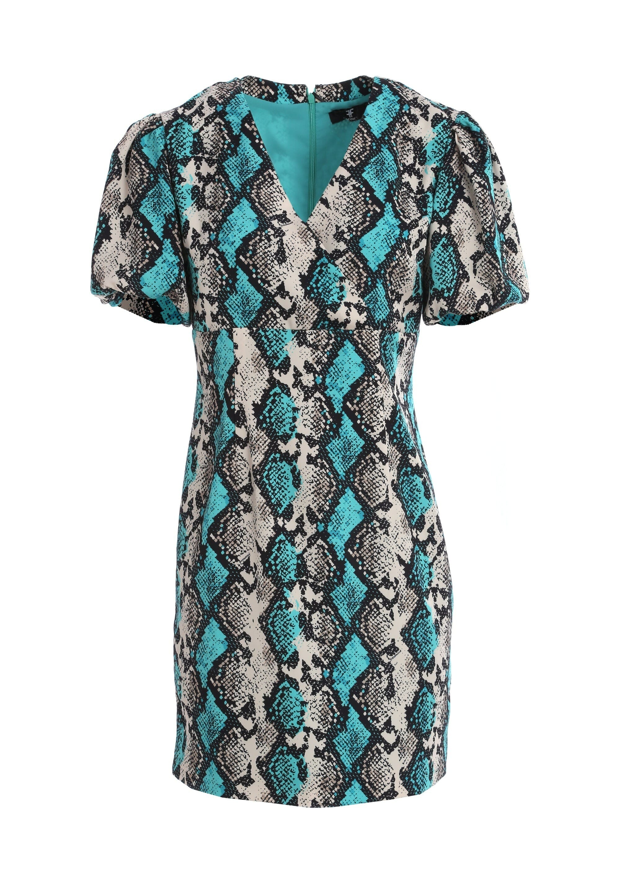 Abito Regular Mini In Fantasia Animalier Fracomina