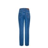 Wide Leg Jeans With Frayed Pockets Rinascimento