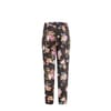 Pantalon en denim avec motif floral Rinascimento