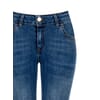 Flared Jeans With Rhinestone Pocket Rinascimento