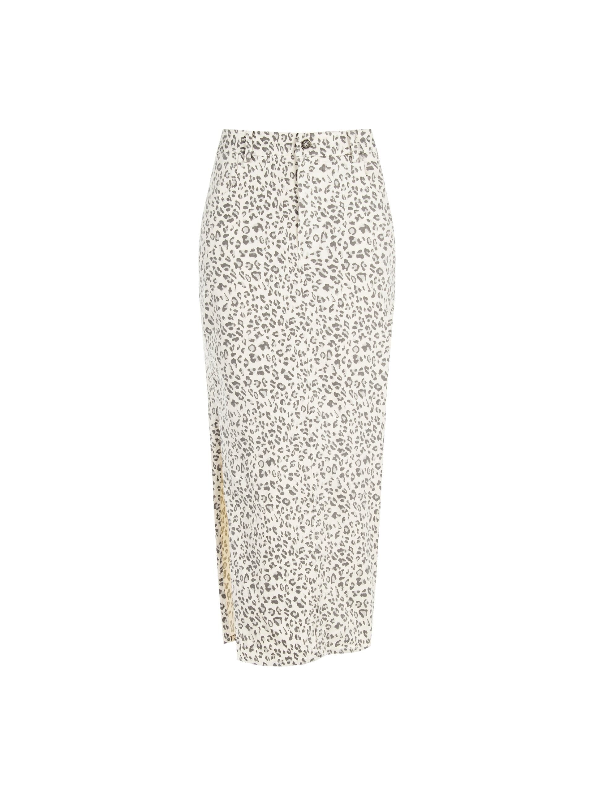 Longuette In Denim Con Fantasia Maculata Rinascimento