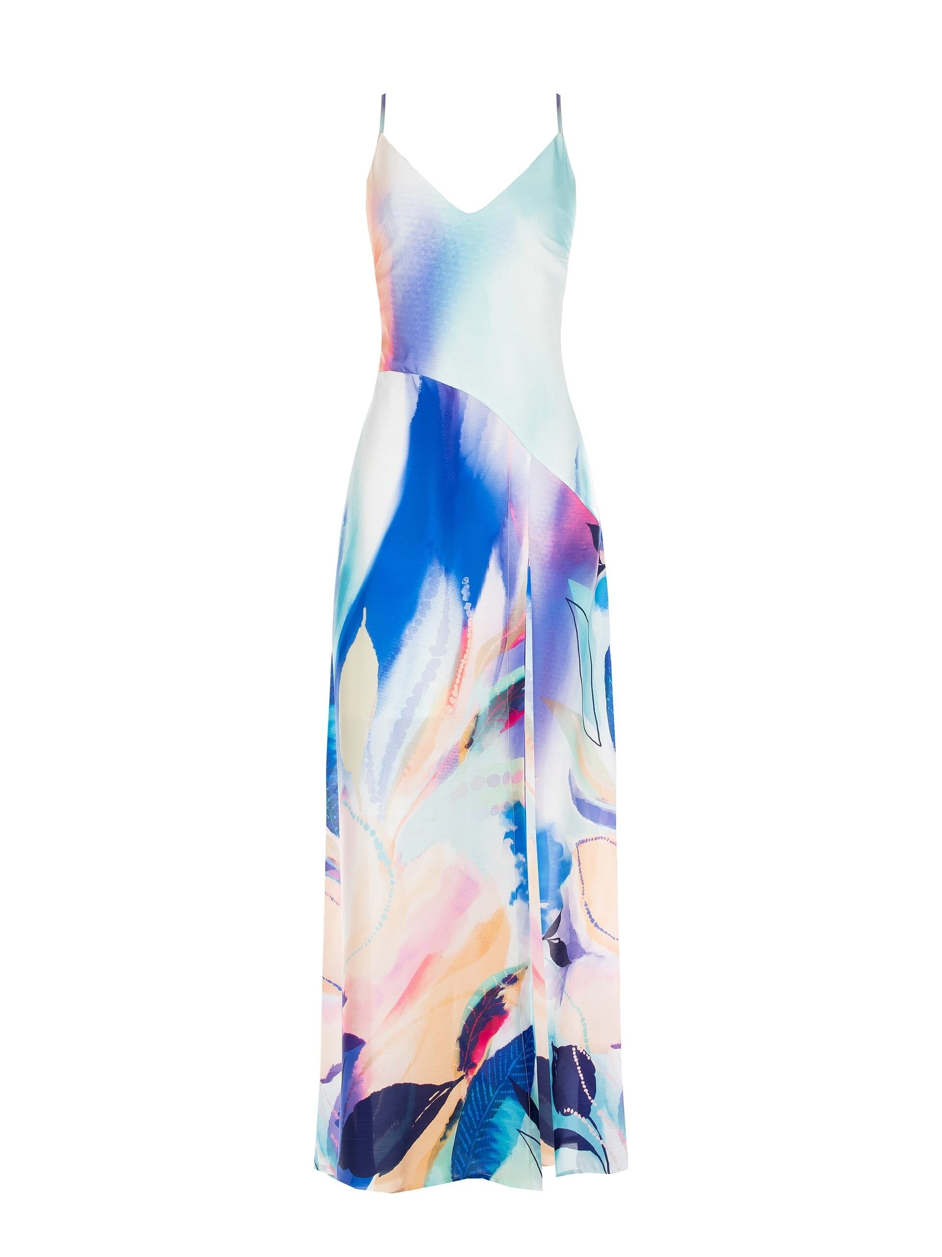 Long Dress With Flower Pattern Rinascimento Vestiti Firmati Life