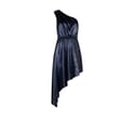 Asymmetrical Dress In Laminated Fabric Rinascimento