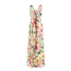 Long Dress With Lurex And Multifunctional Ribbons Rinascimento