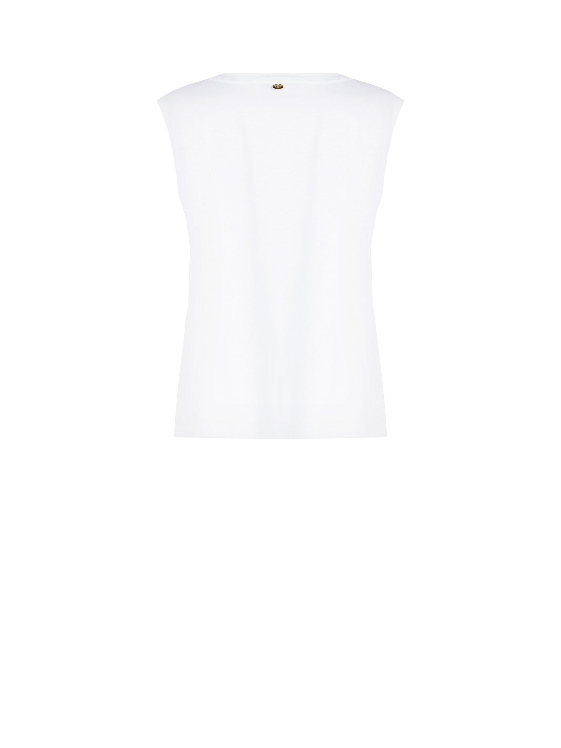 T-Shirt Con Maxi Stampa E Borchie Rinascimento