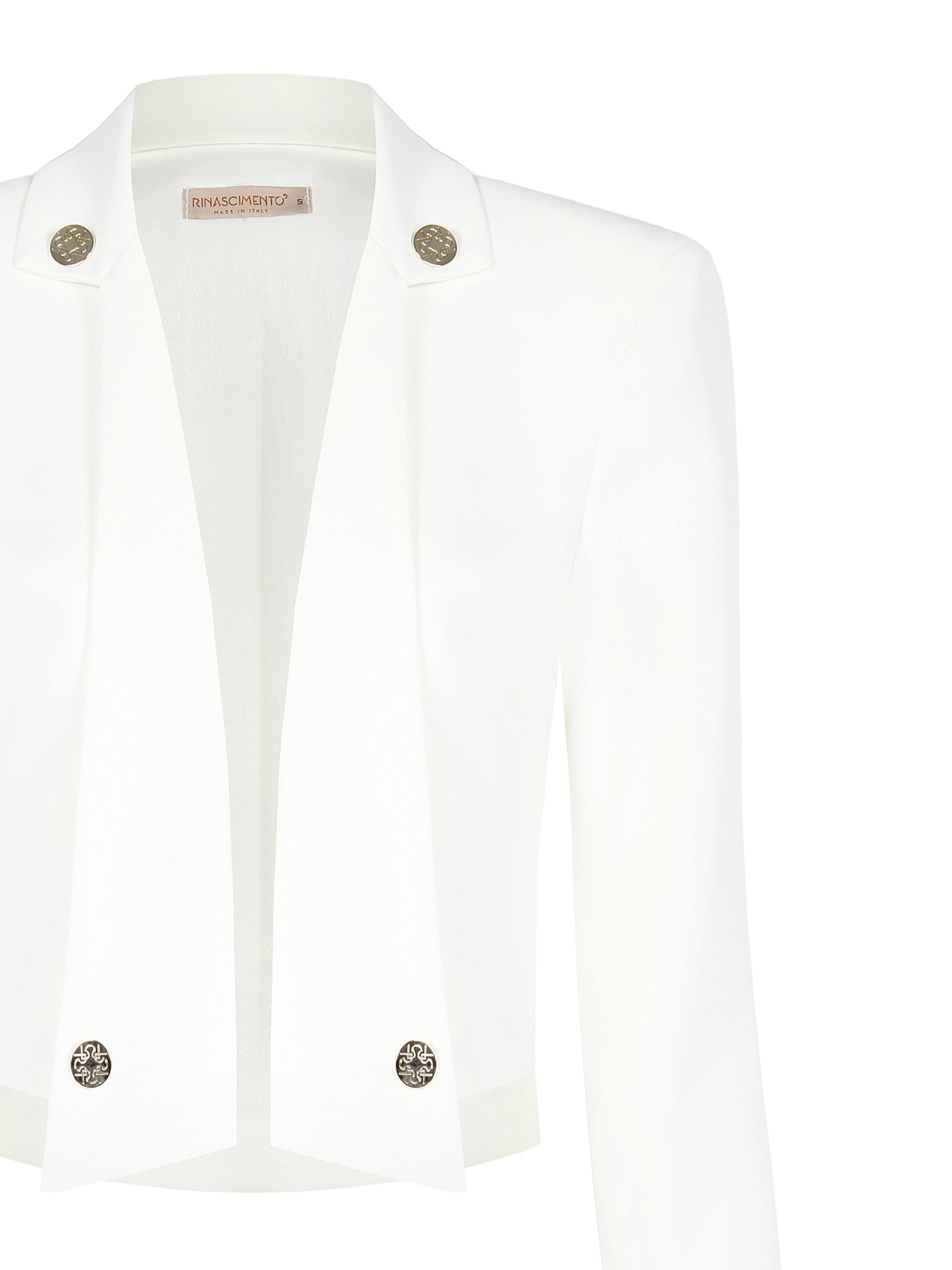 Giacca Corta Aperta Con Bottoni Rinascimento