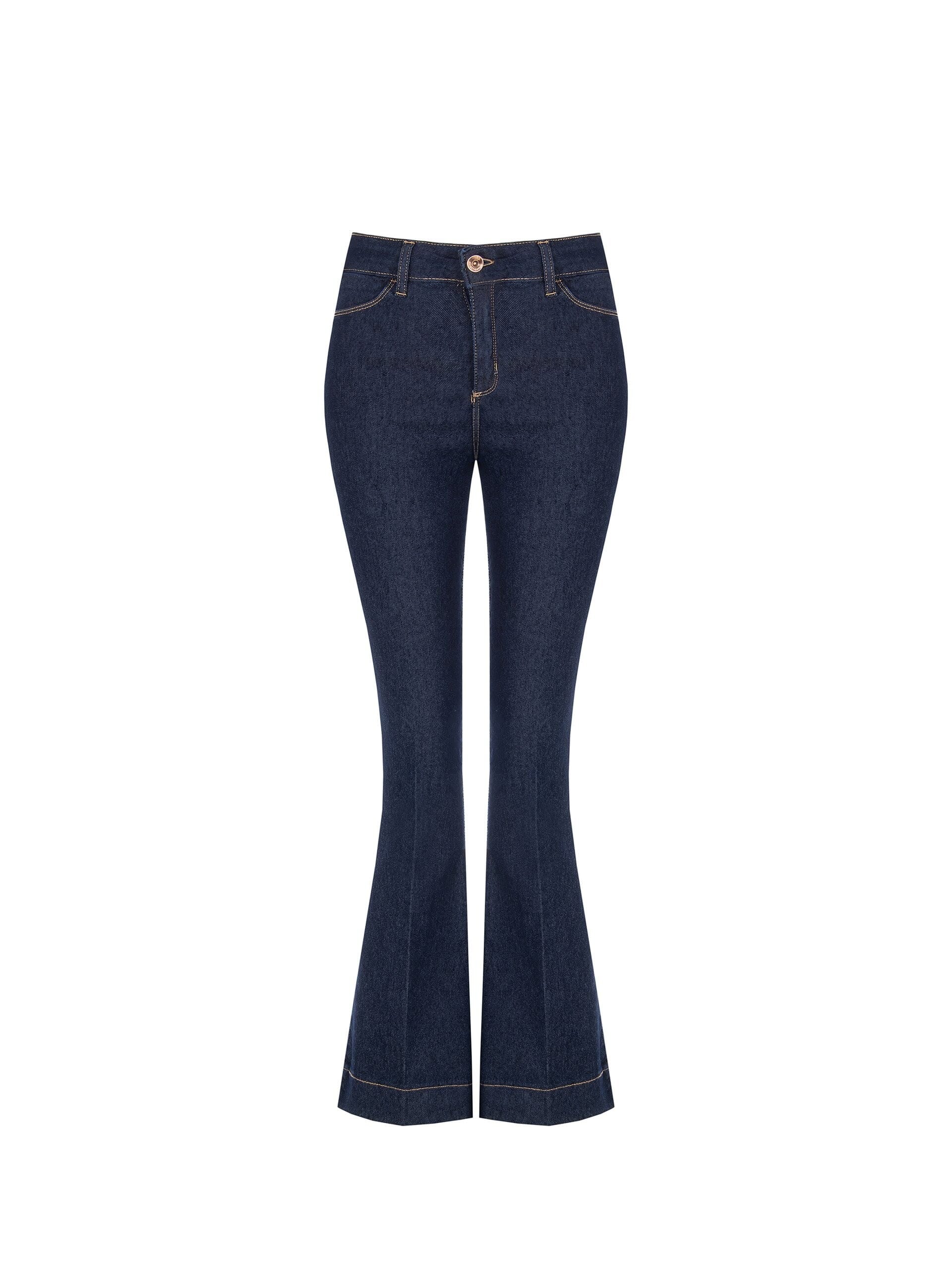Jeans A Zampa Elasticizzati Rinascimento Vestiti Firmati Life Smiles