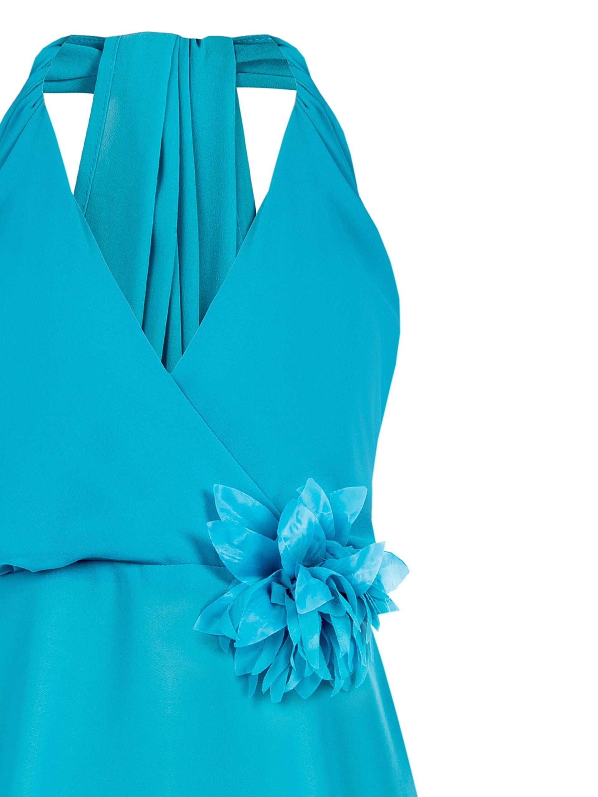 Top In Georgette Con Spilla A Fiore Rinascimento