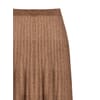 Rinascimento Perforated Knitted Pleated Roller Skirt With Lurex
