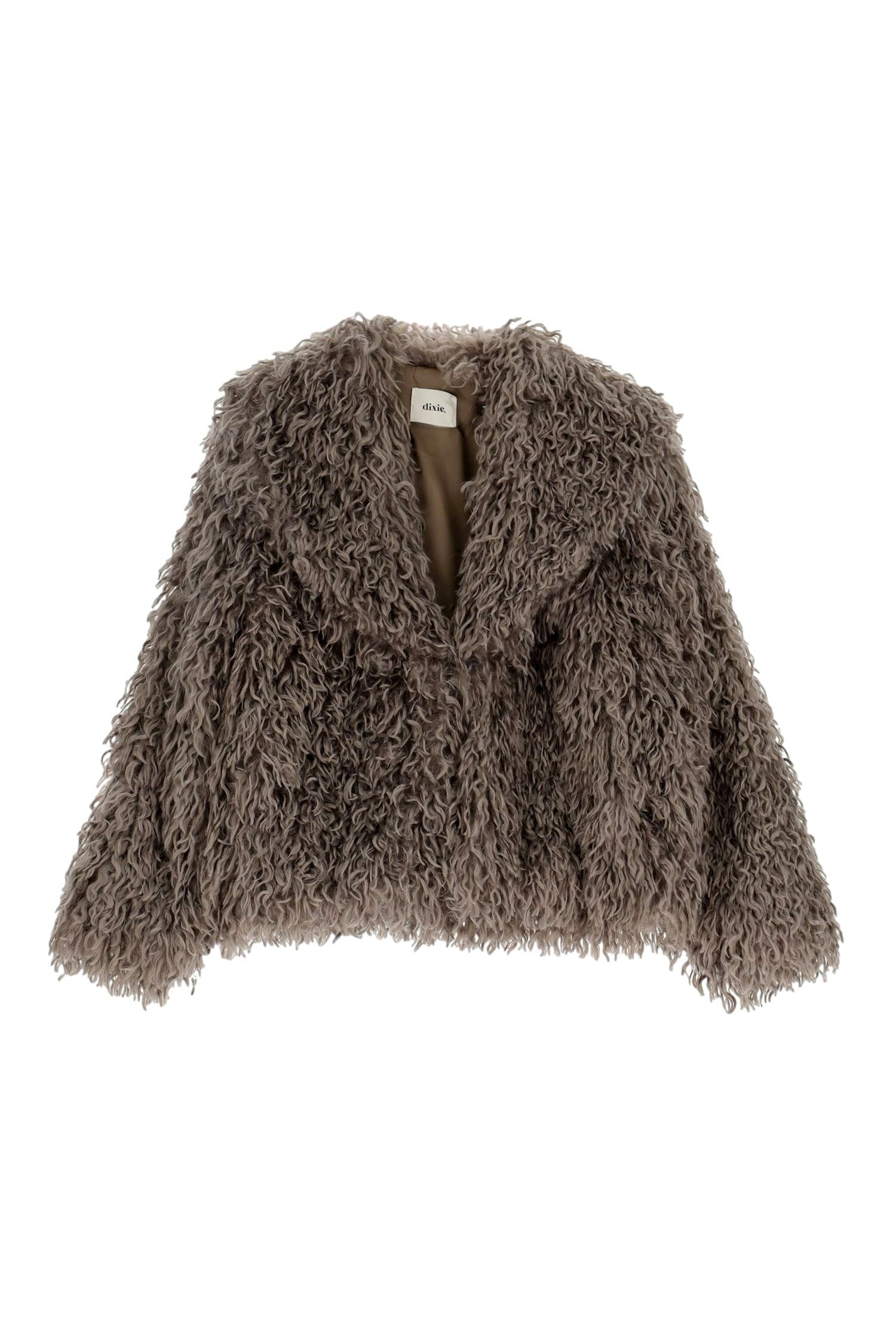 【CLANE】NO COLLAR VOLUME ECO FUR COAT NO COLLAR VOLUME ECO FUR COAT