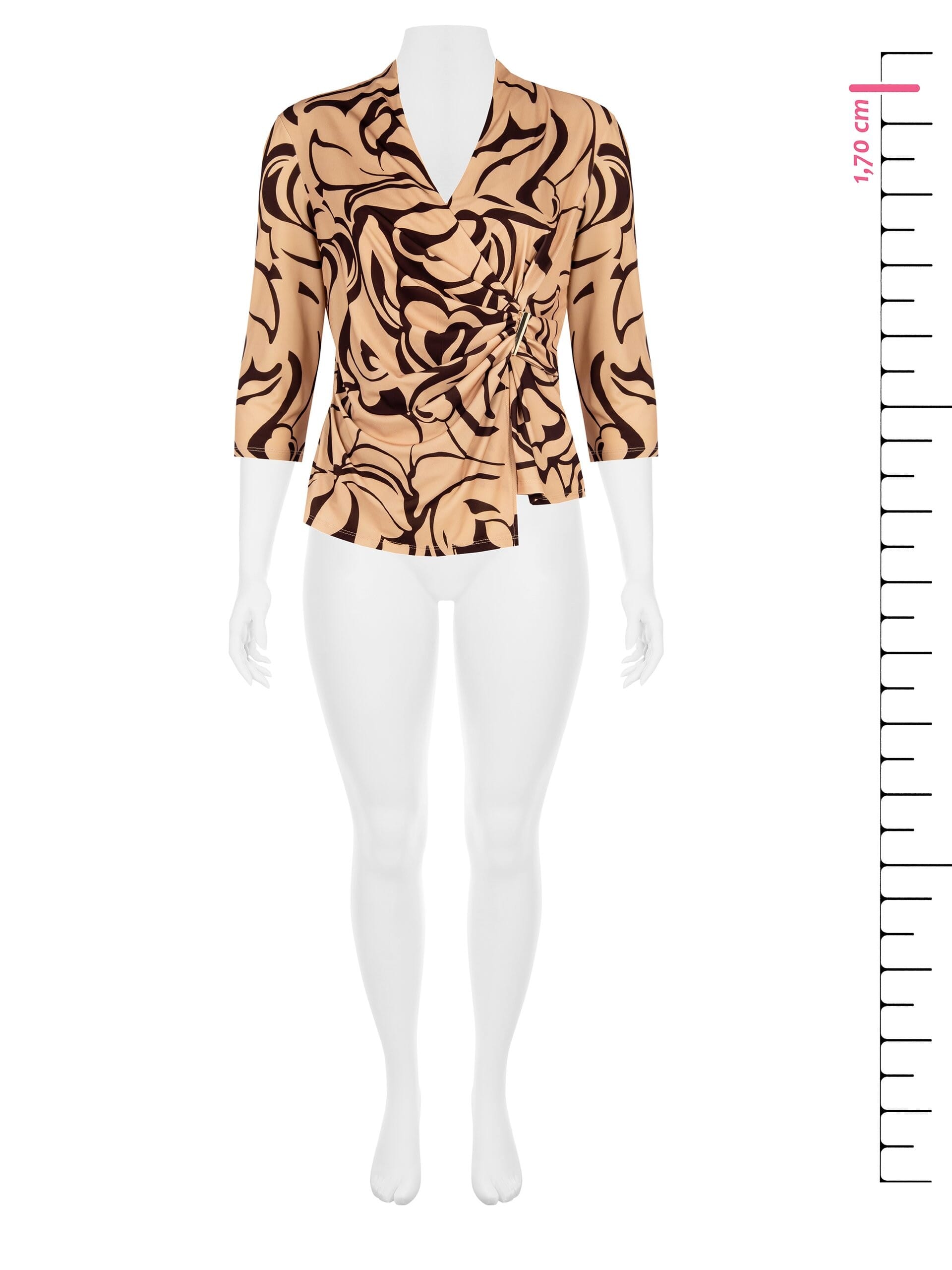 Rinascimento Curvy - Top à taille croisée