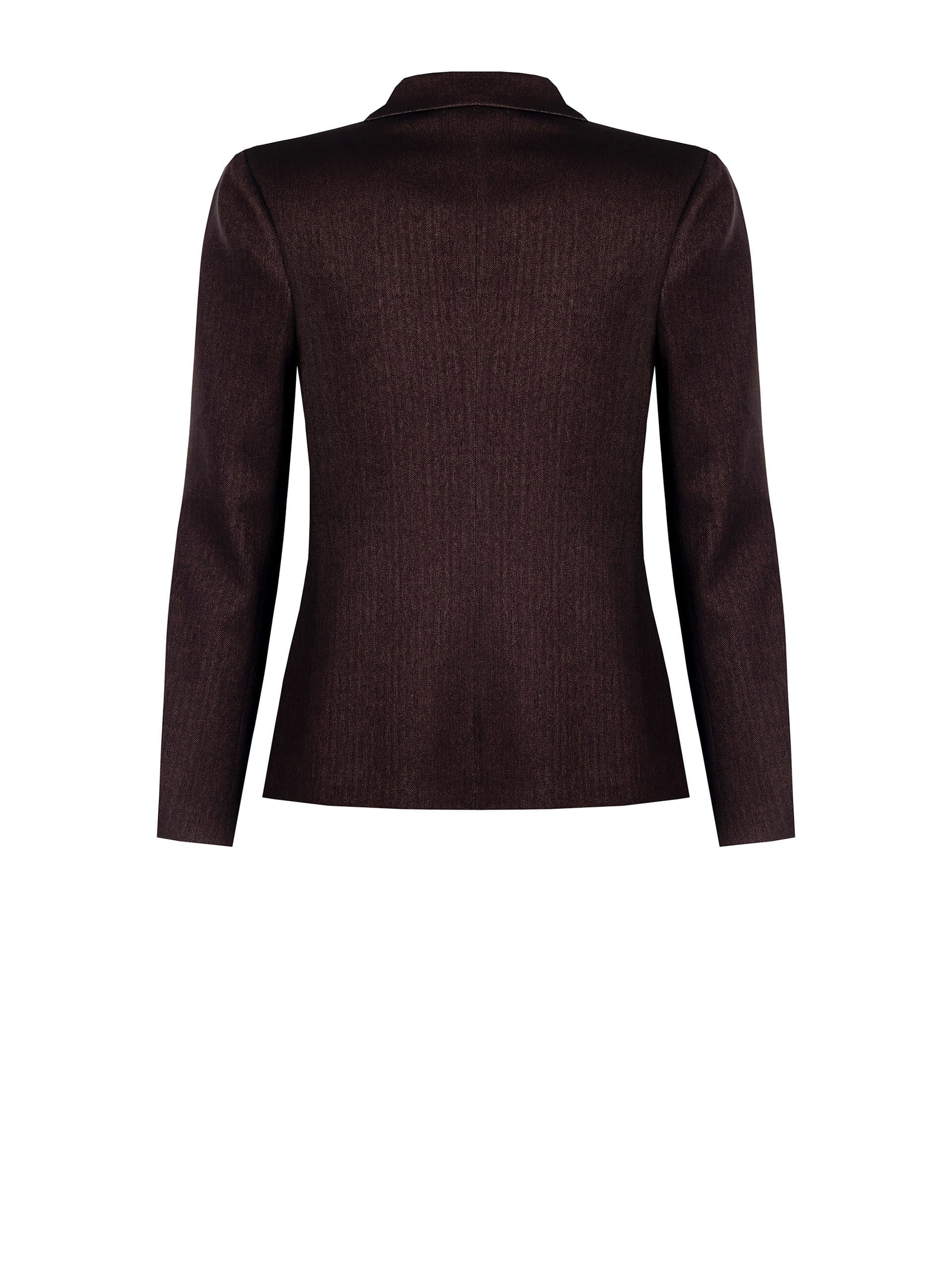 Giacca Blazer In Tessuto Spinato Rinascimento Curvy