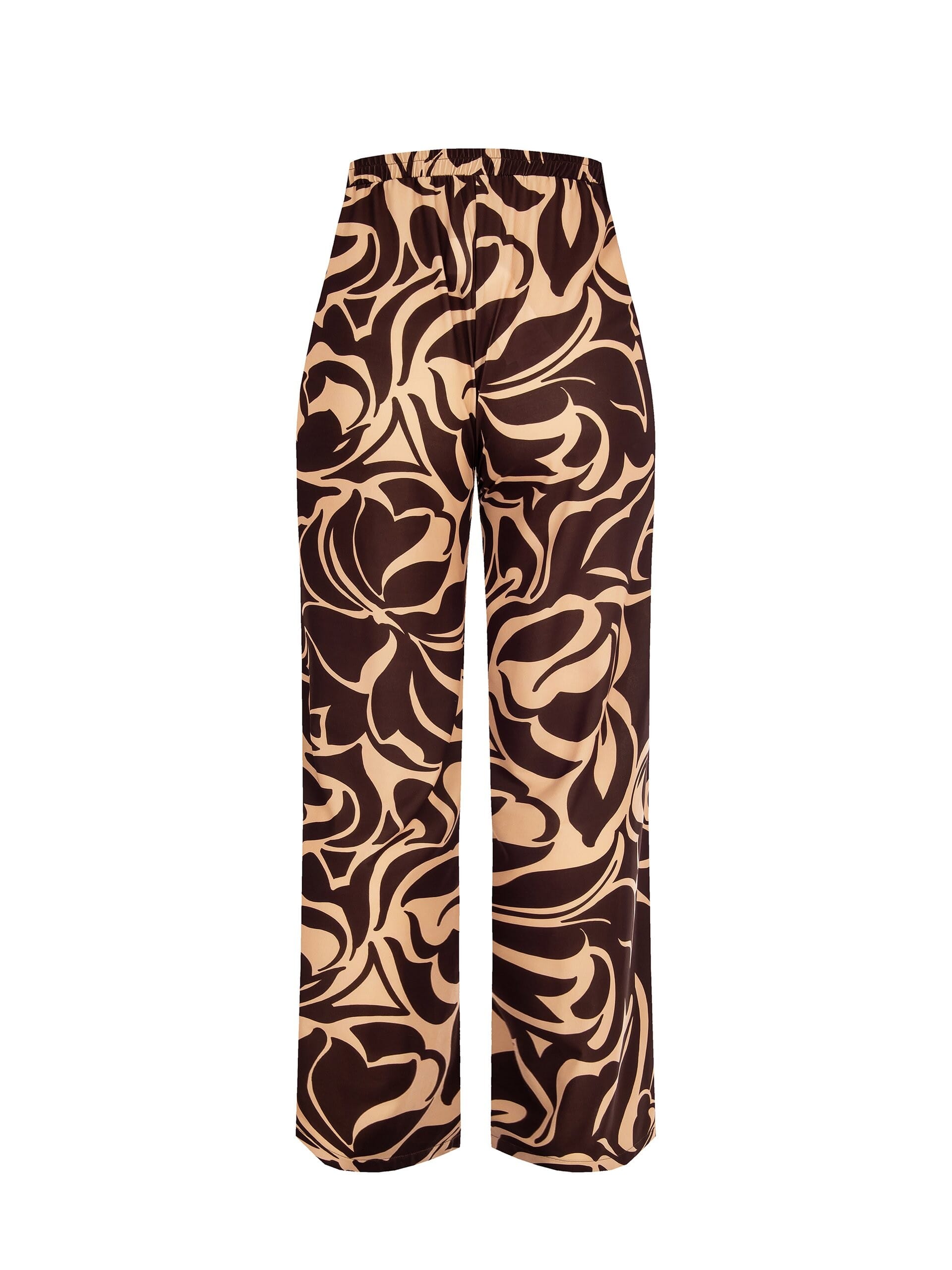 Pantaloni Palazzo Con Elastico Dietro Rinascimento Curvy