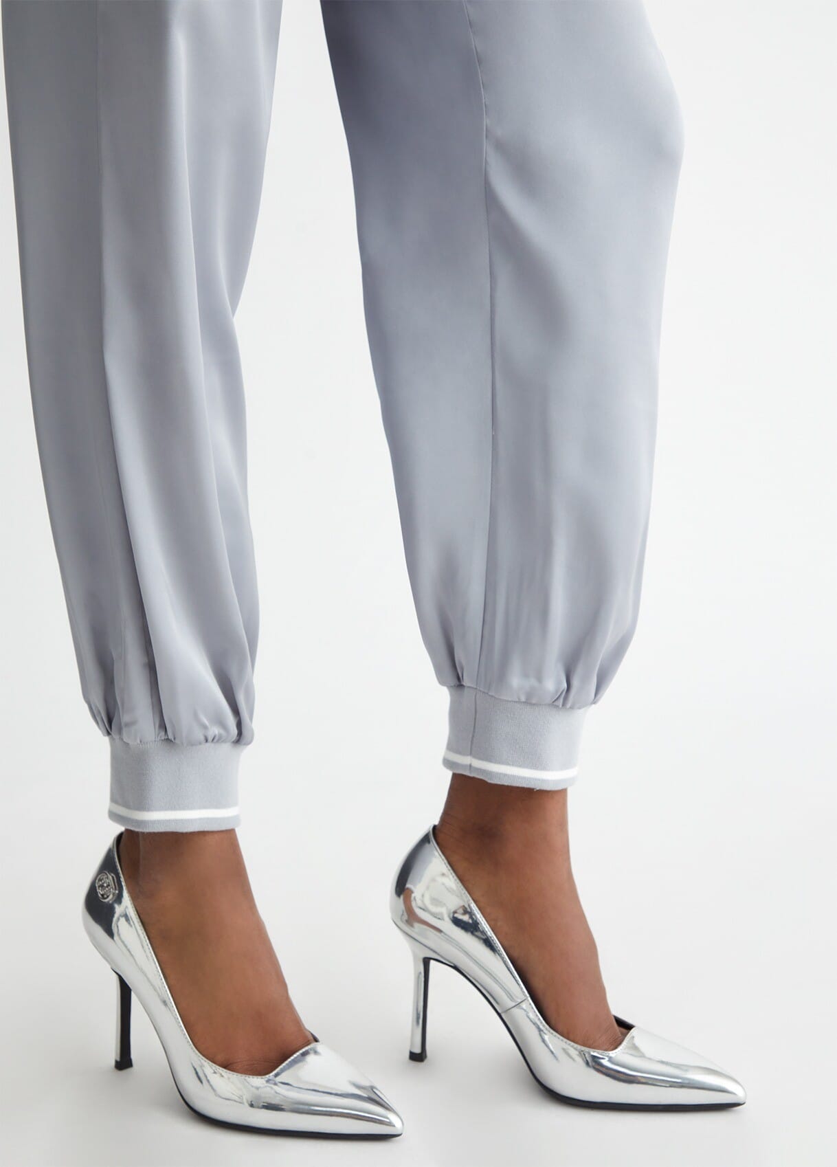 Pantaloni Jogging In Raso Liu Jo