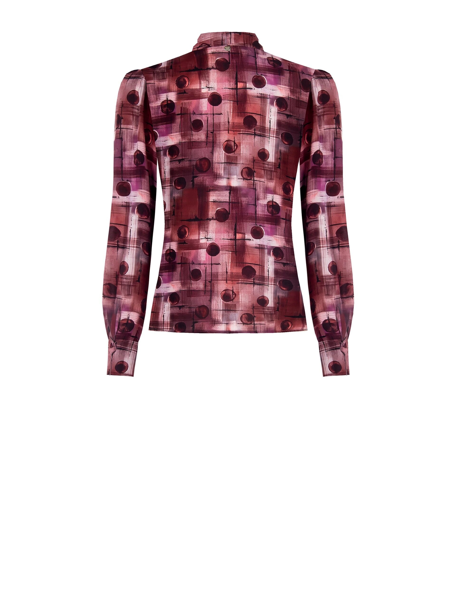 Chemisier large en Georgette avec nœud Rinascimento