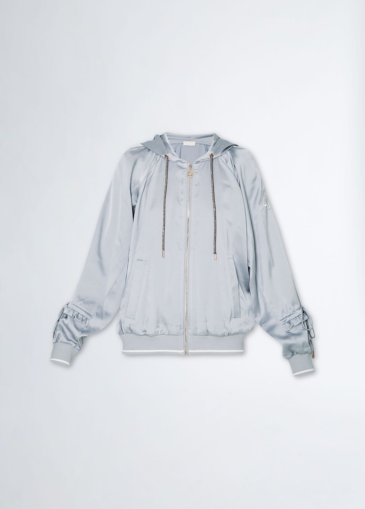 Felpa In Raso Con Cappuccio Liu Jo