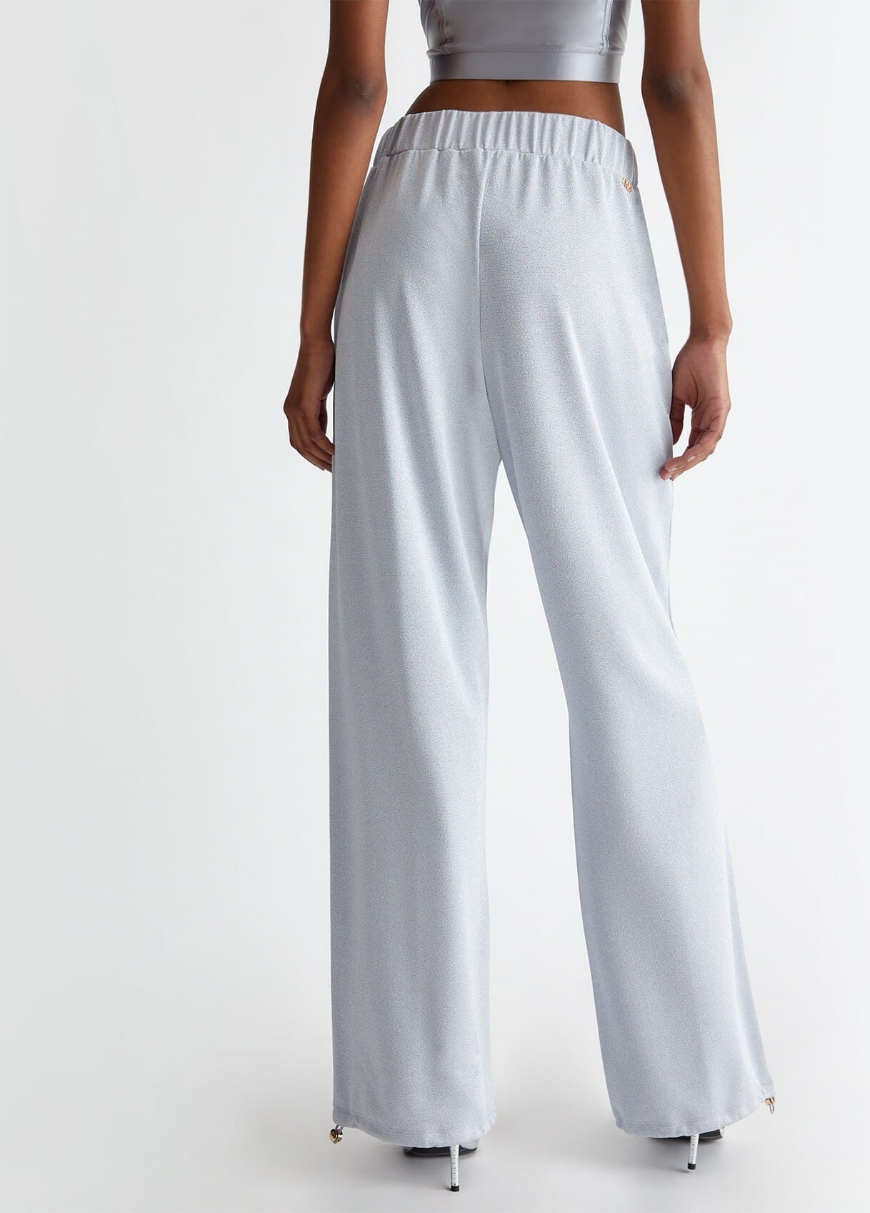 Pantaloni In Jersey Lurex Liu Jo