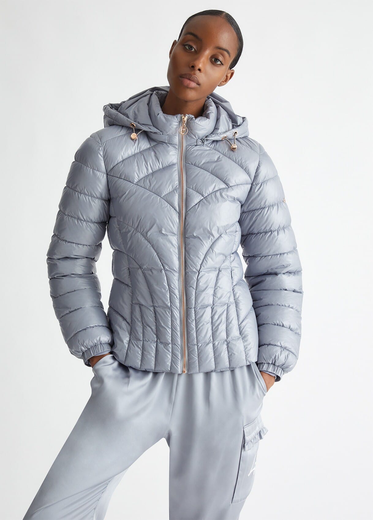 Giacca Imbottita Con Cappuccio Liu Jo