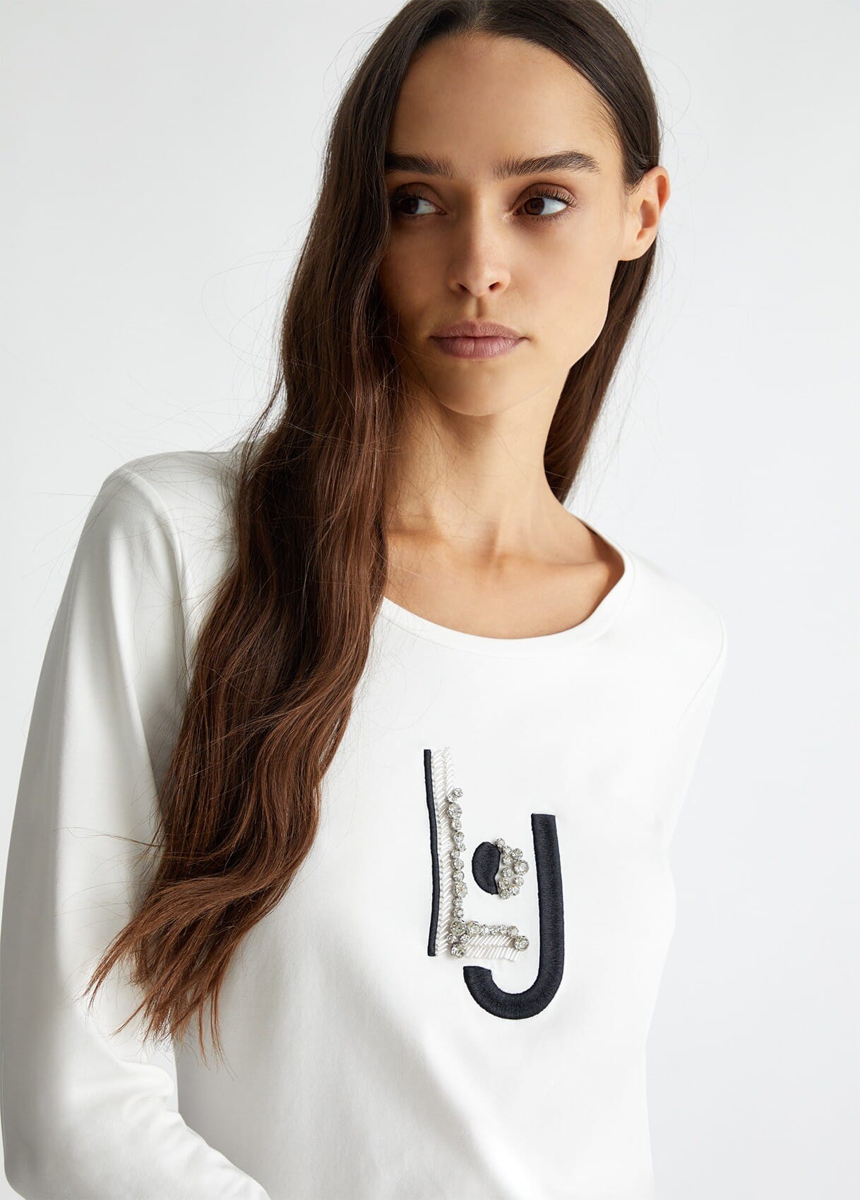 T-Shirt Con Applicazioni Liu Jo