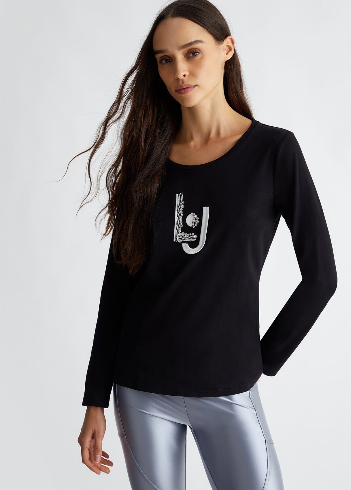 T-Shirt Con Applicazioni Liu Jo