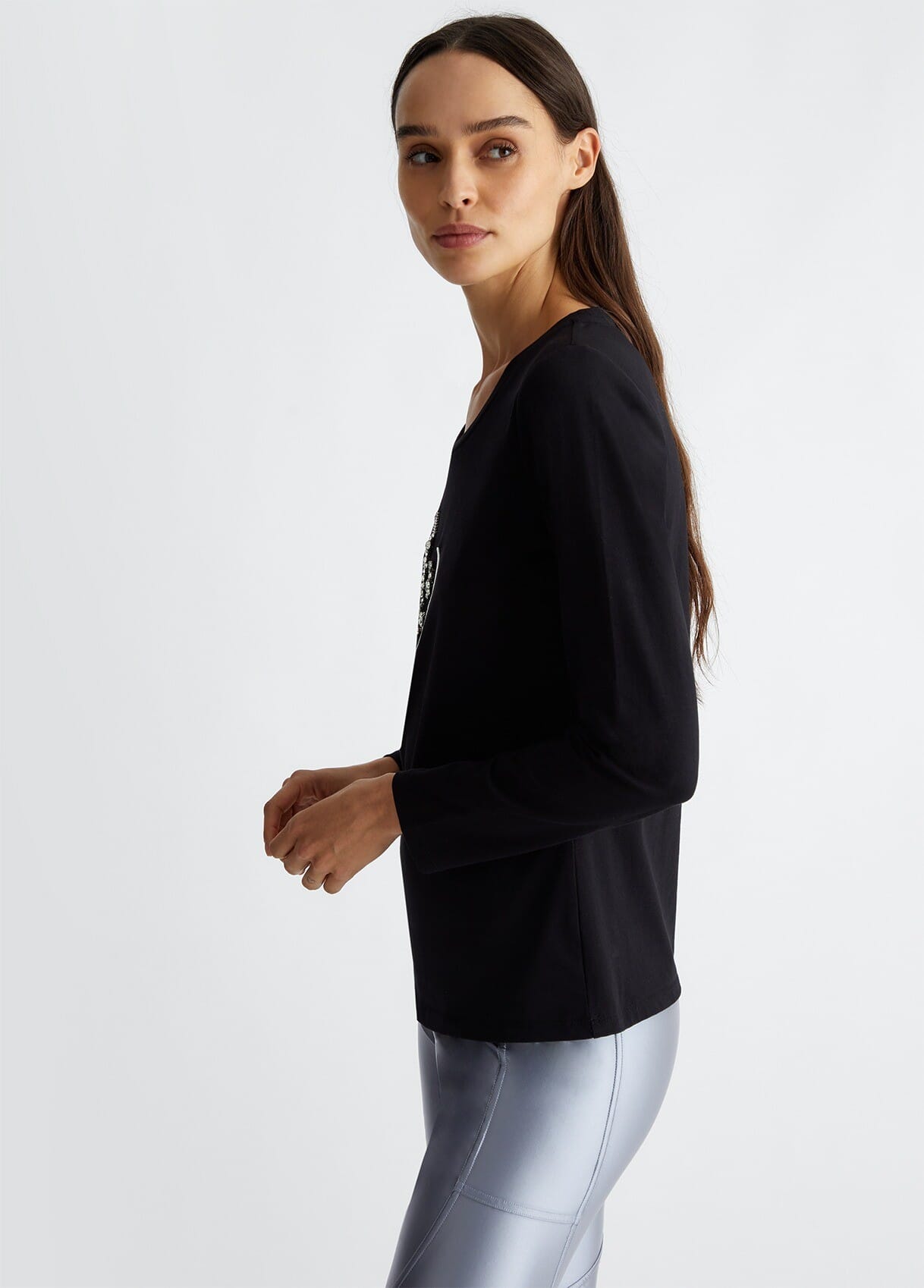 T-Shirt Con Applicazioni Liu Jo