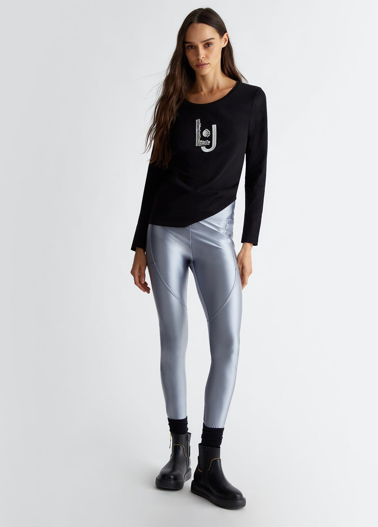 T-Shirt Con Applicazioni Liu Jo