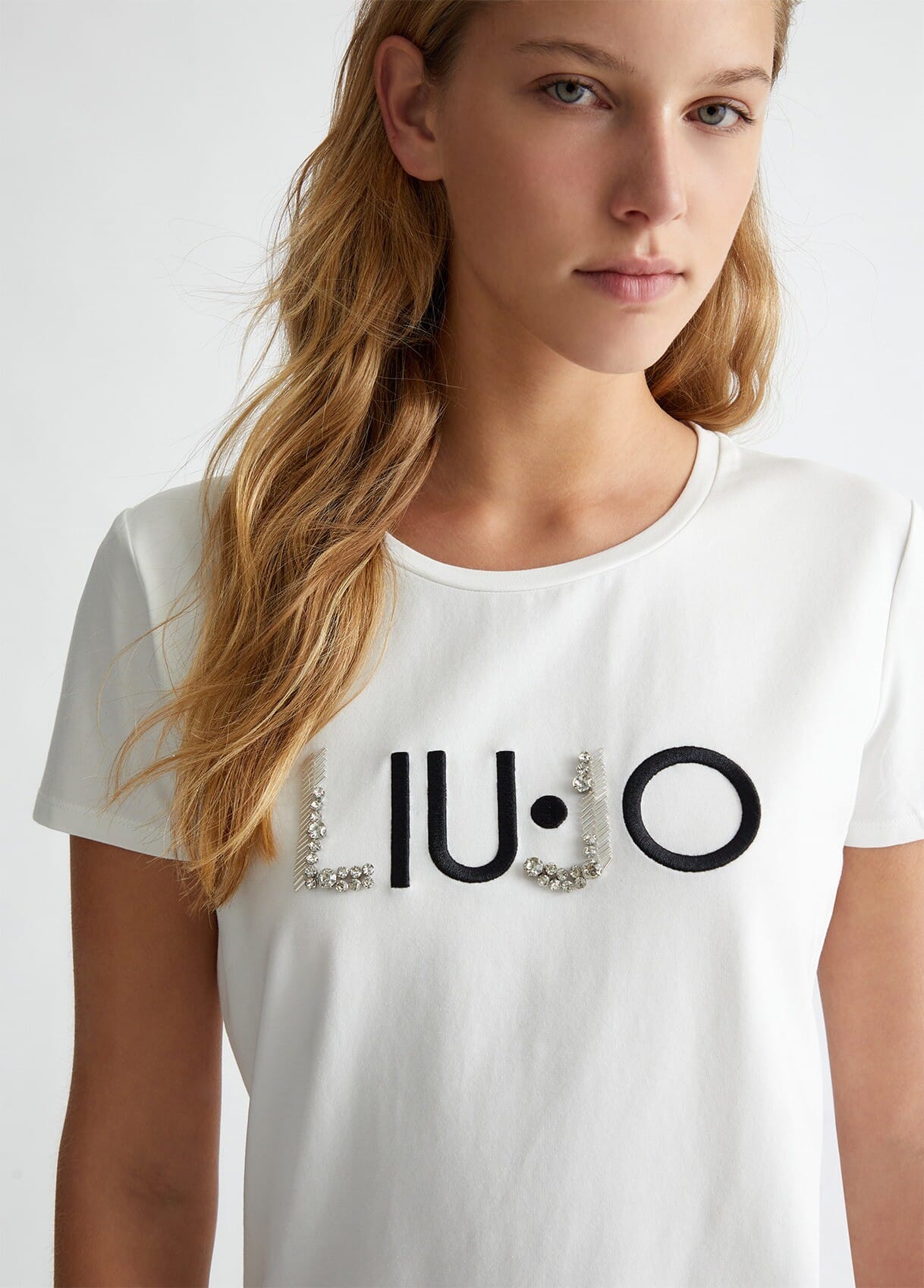 T-Shirt Con Applicazioni Liu Jo