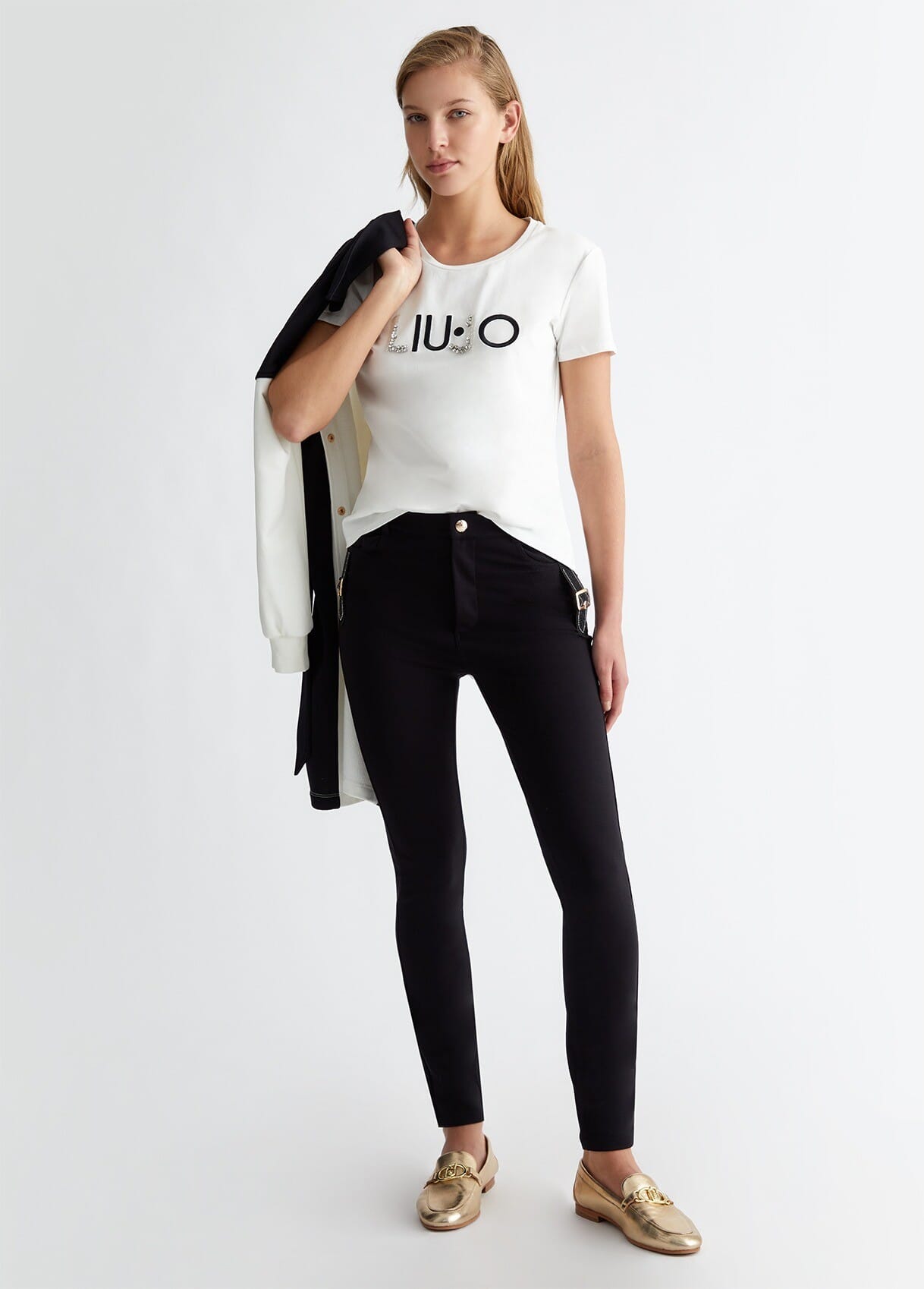 T-Shirt Con Applicazioni Liu Jo