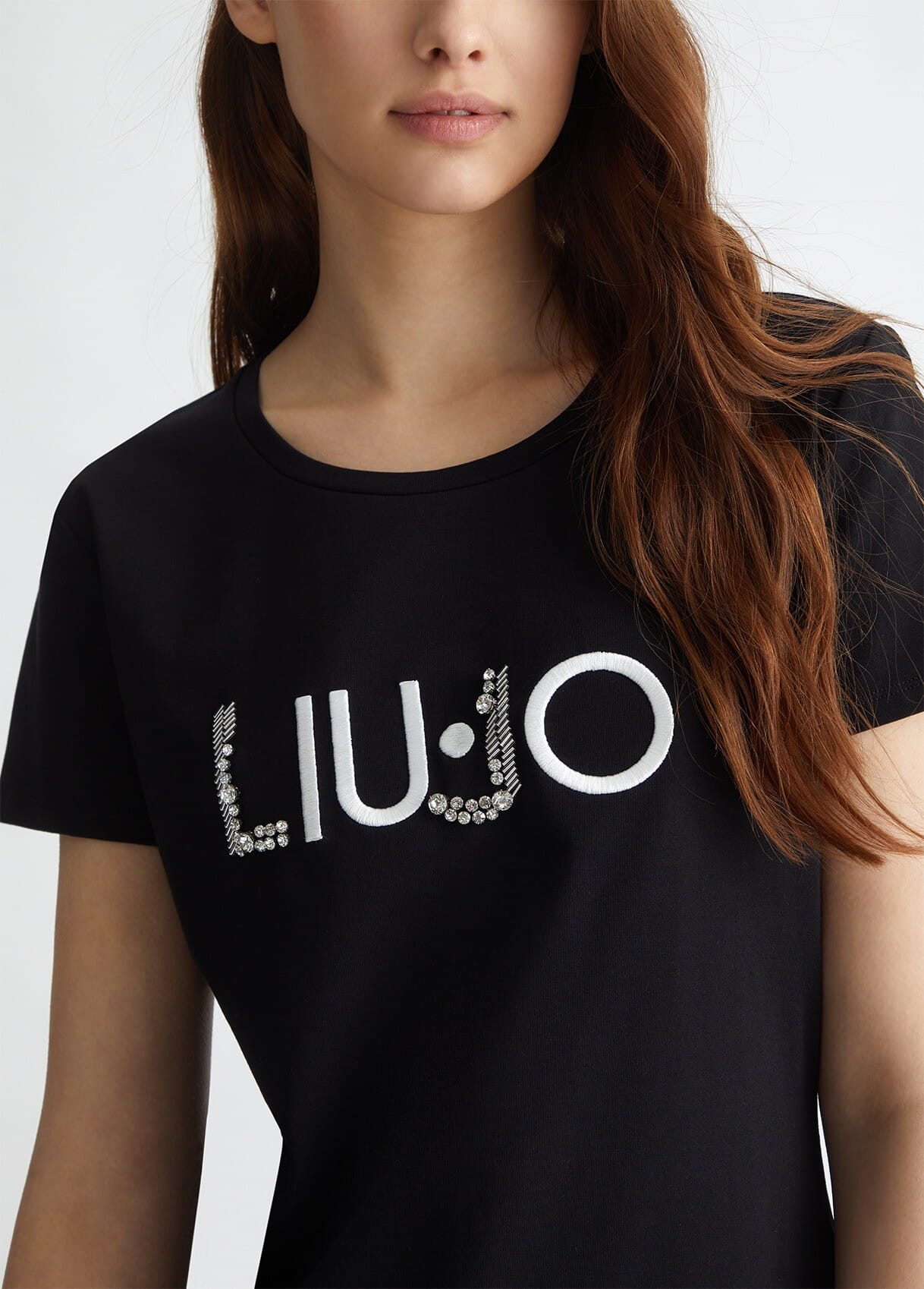 T-Shirt Con Applicazioni Liu Jo