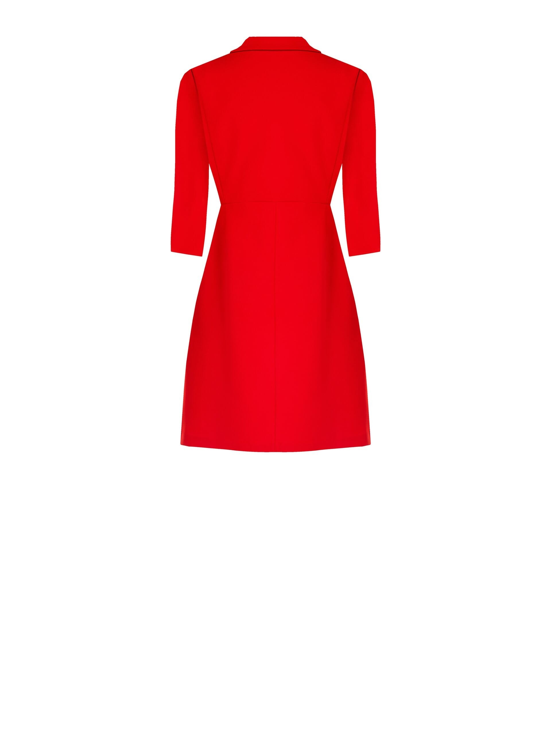 Abito Chiodo Corto A Tubino Con Maniche A 3/4 Rinascimento