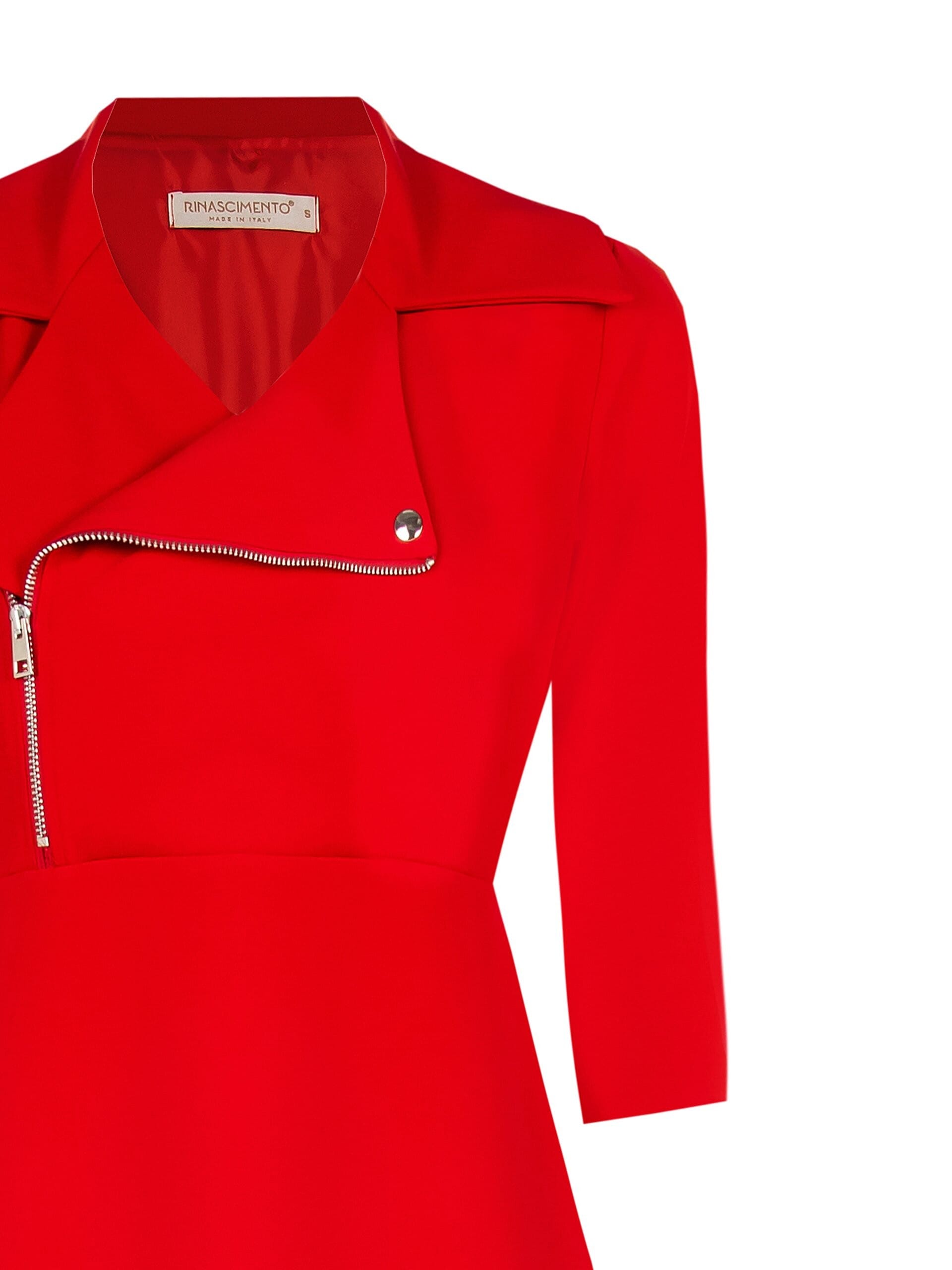 Abito Chiodo Corto A Tubino Con Maniche A 3/4 Rinascimento