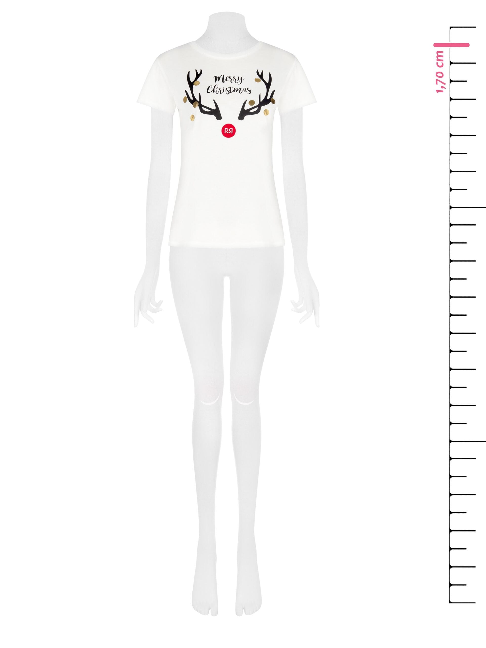 Rinascimento - T-shirt en coton imprimé Noël