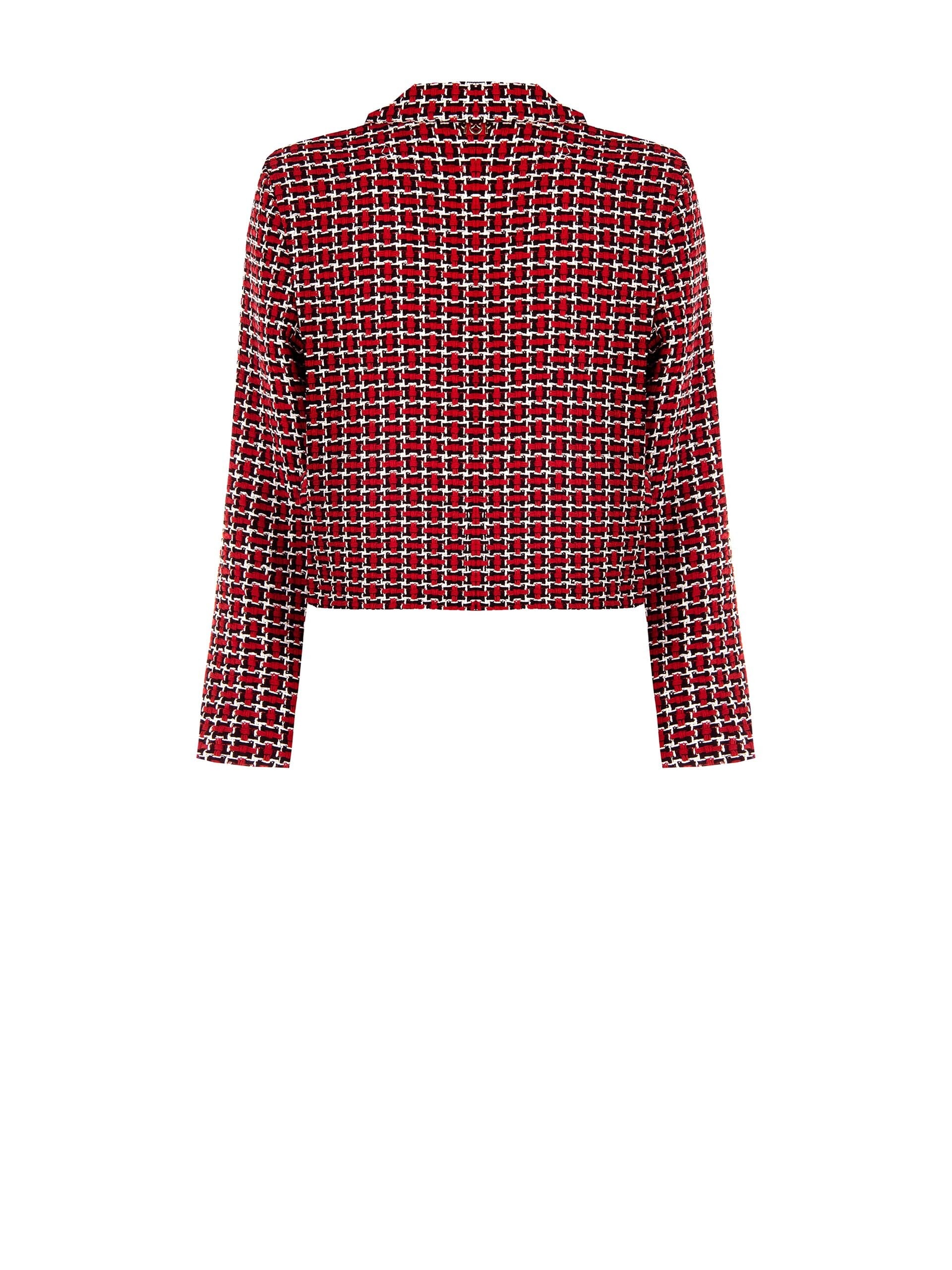 Giacca Dritta In Tweed Con Lurex E Mini Tasche Rinascimento