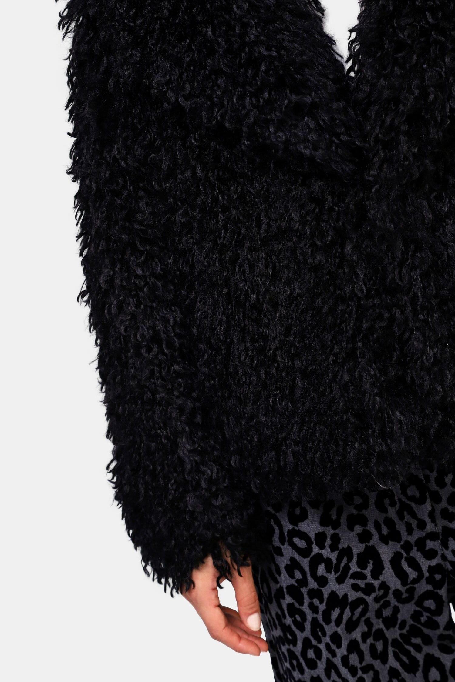 Cappotto In Ecopelliccia Voluminosa Dixie