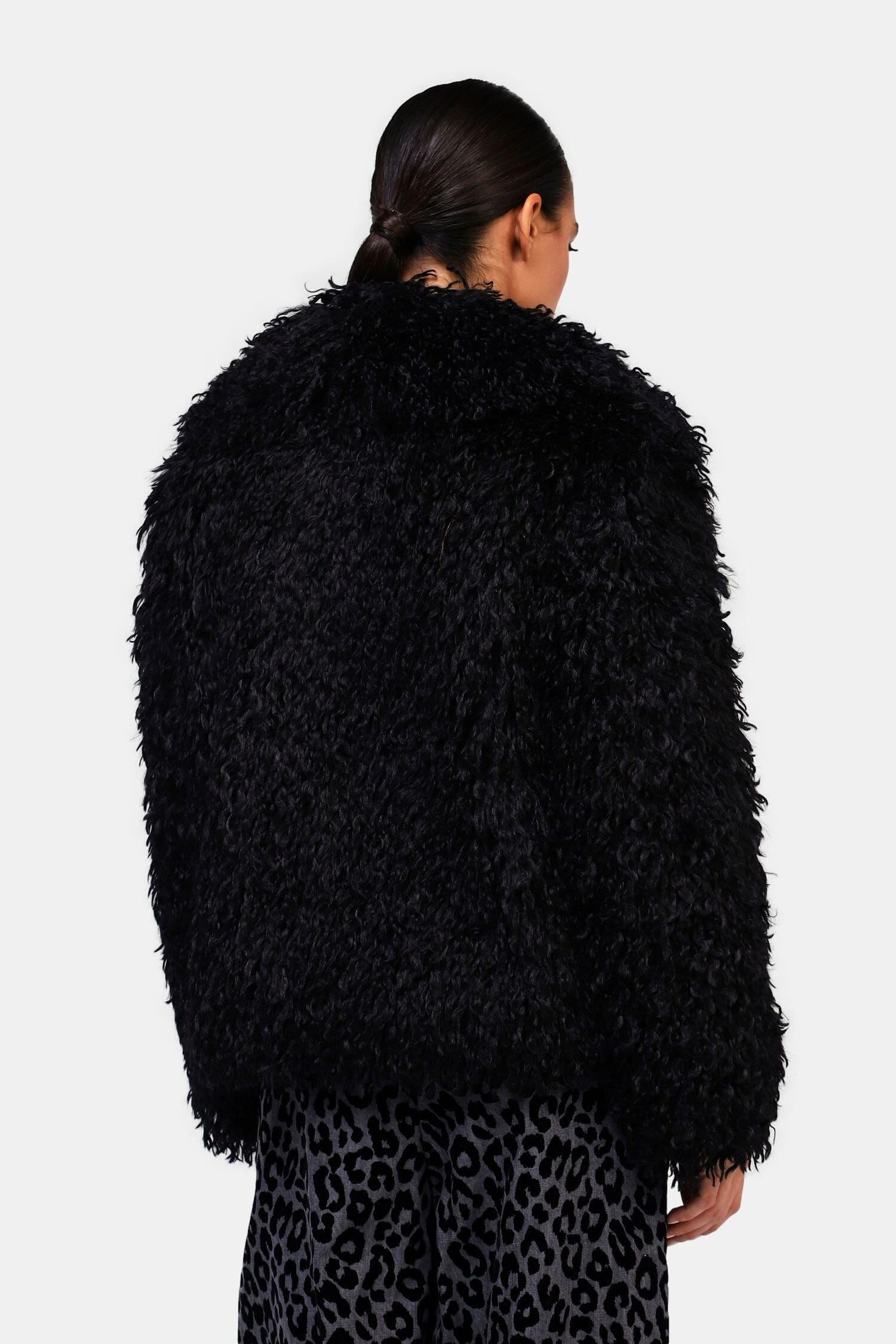 Cappotto In Ecopelliccia Voluminosa Dixie