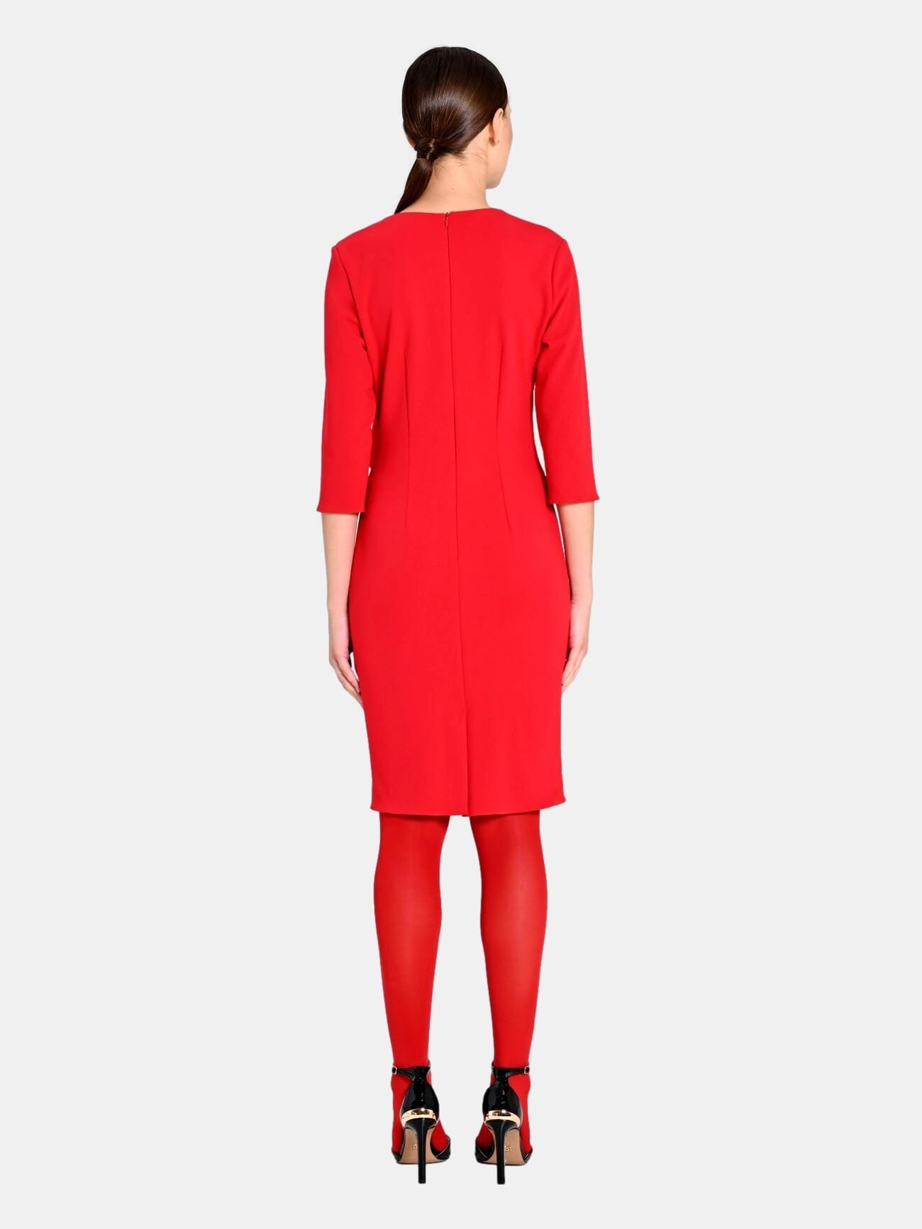 Tubino Rosso Con Rouche Rinascimento