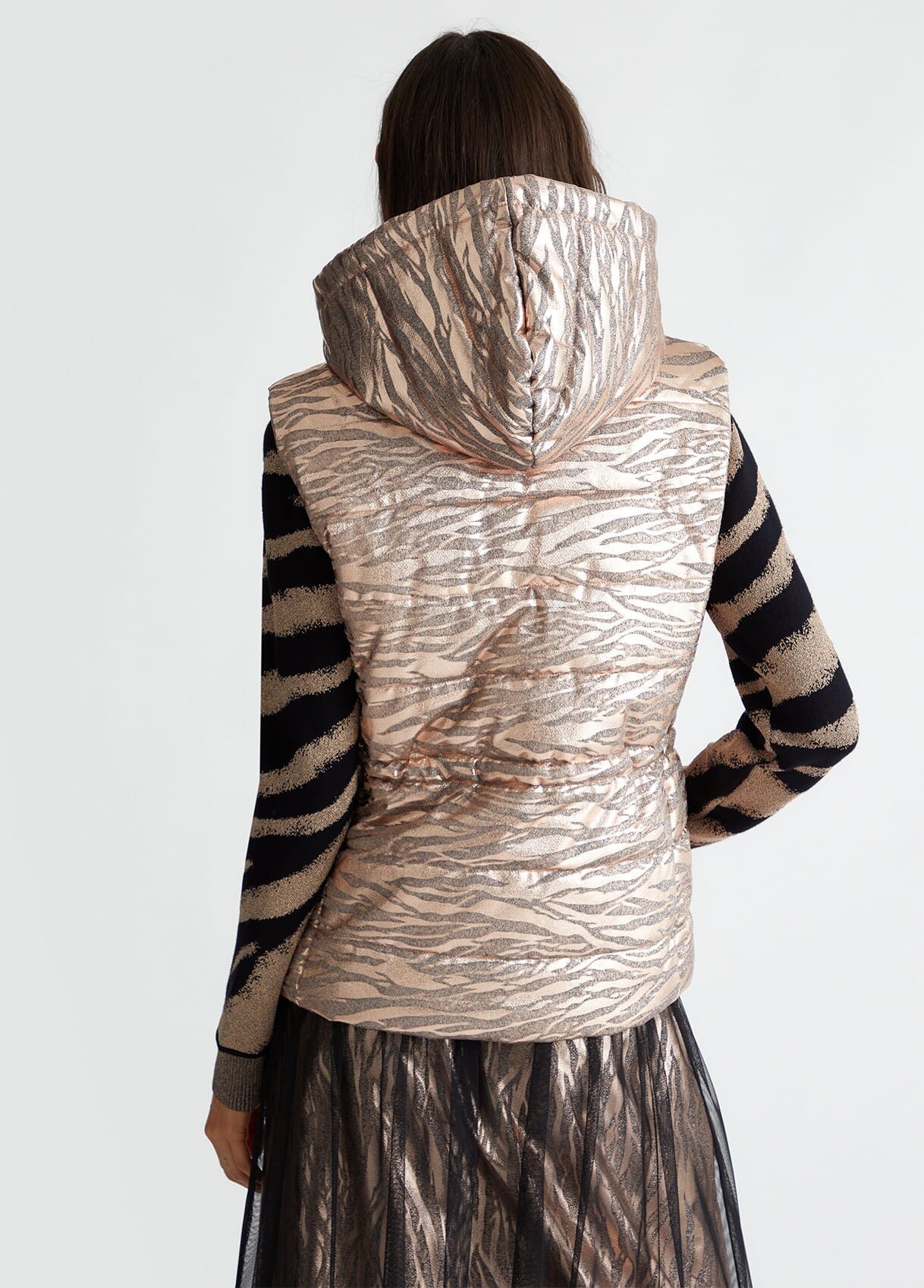 Gilet Animalier Imbottito Liu Jo