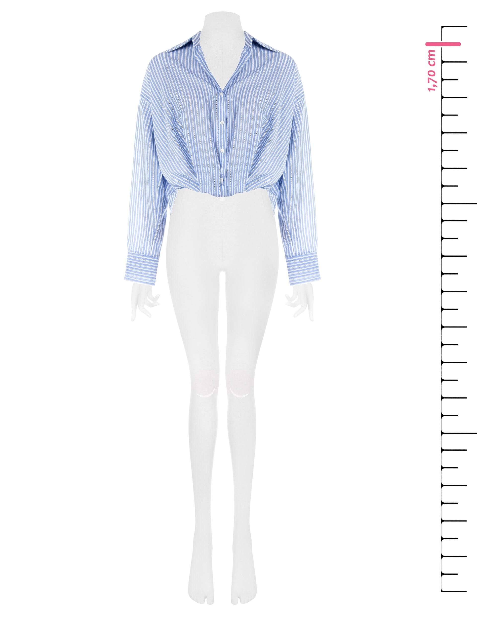 Rinascimento - Chemise ballon asymétrique en coton