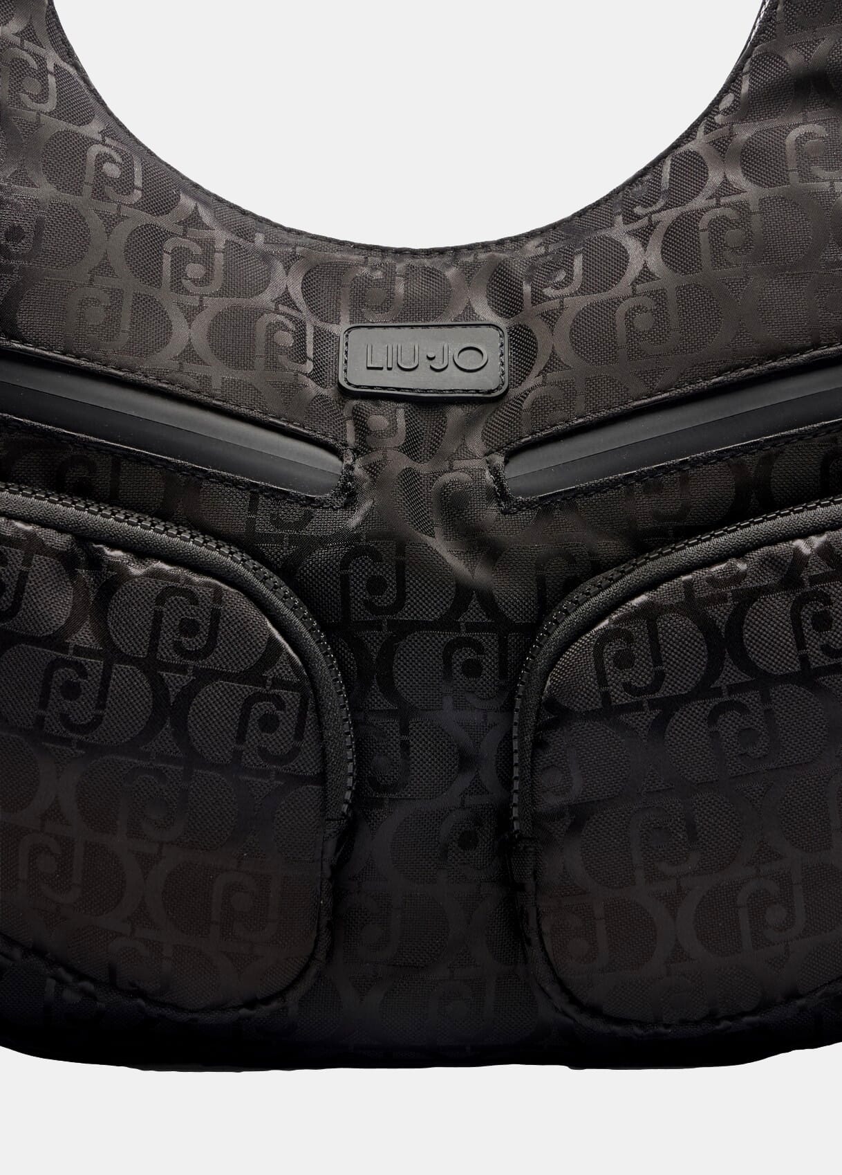 Liu Jo Jacquard Nylon Shoulder Bag